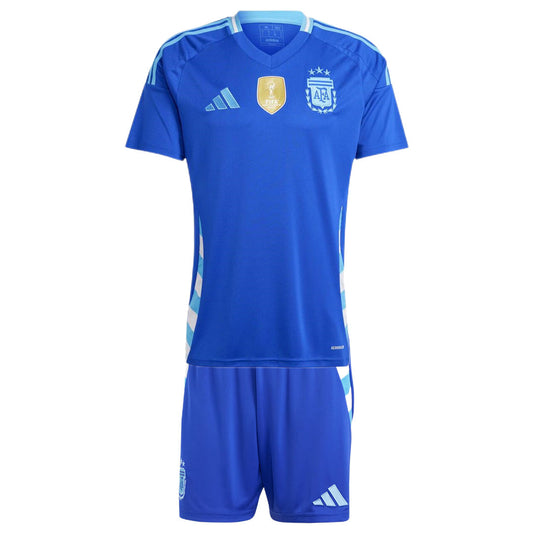 Kid's Argentina Away Jerseys Kit(Jersey+Shorts) 2024