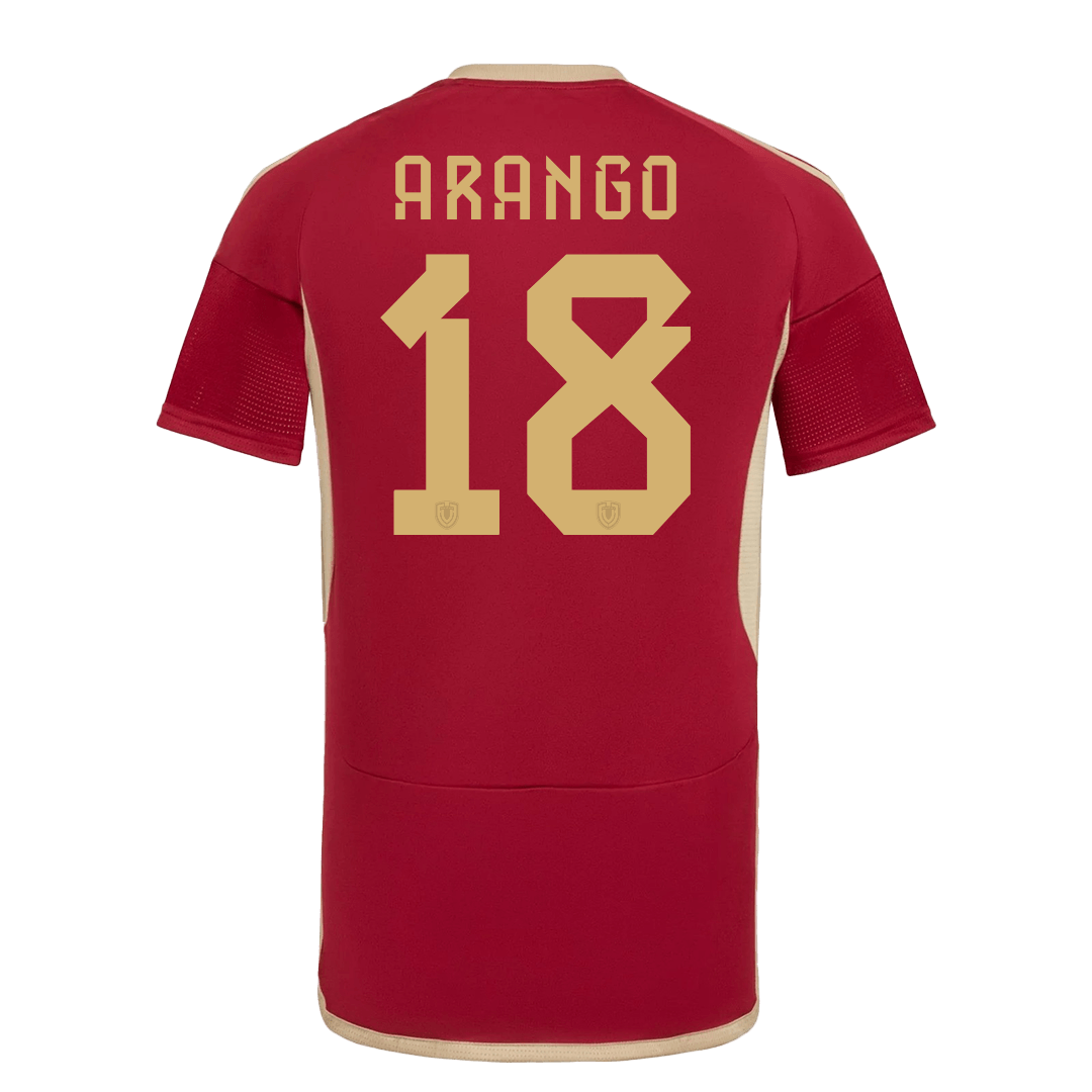 Men's Venezuela ARANGO #18 Home Soccer Jersey Copa América 2024