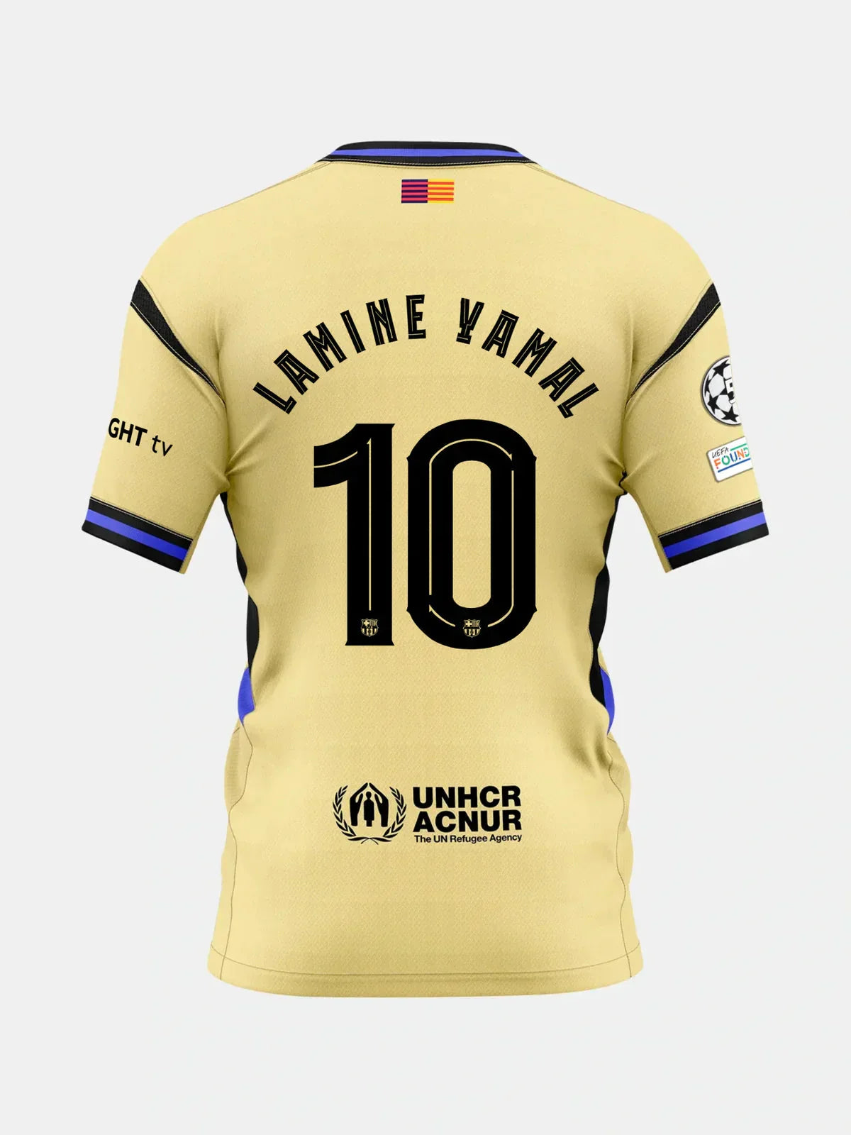 Player Version Barcelona LAMINE YAMAL #10 away jersey 25/26 topsoccerjerseys.com